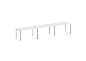 Стол-станция METALL SYSTEM на 3 раб.места на П-образном м/к  БП.СМ-3.3 4200*720*750